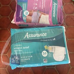 Free  assurance discreet fit for her and unisex