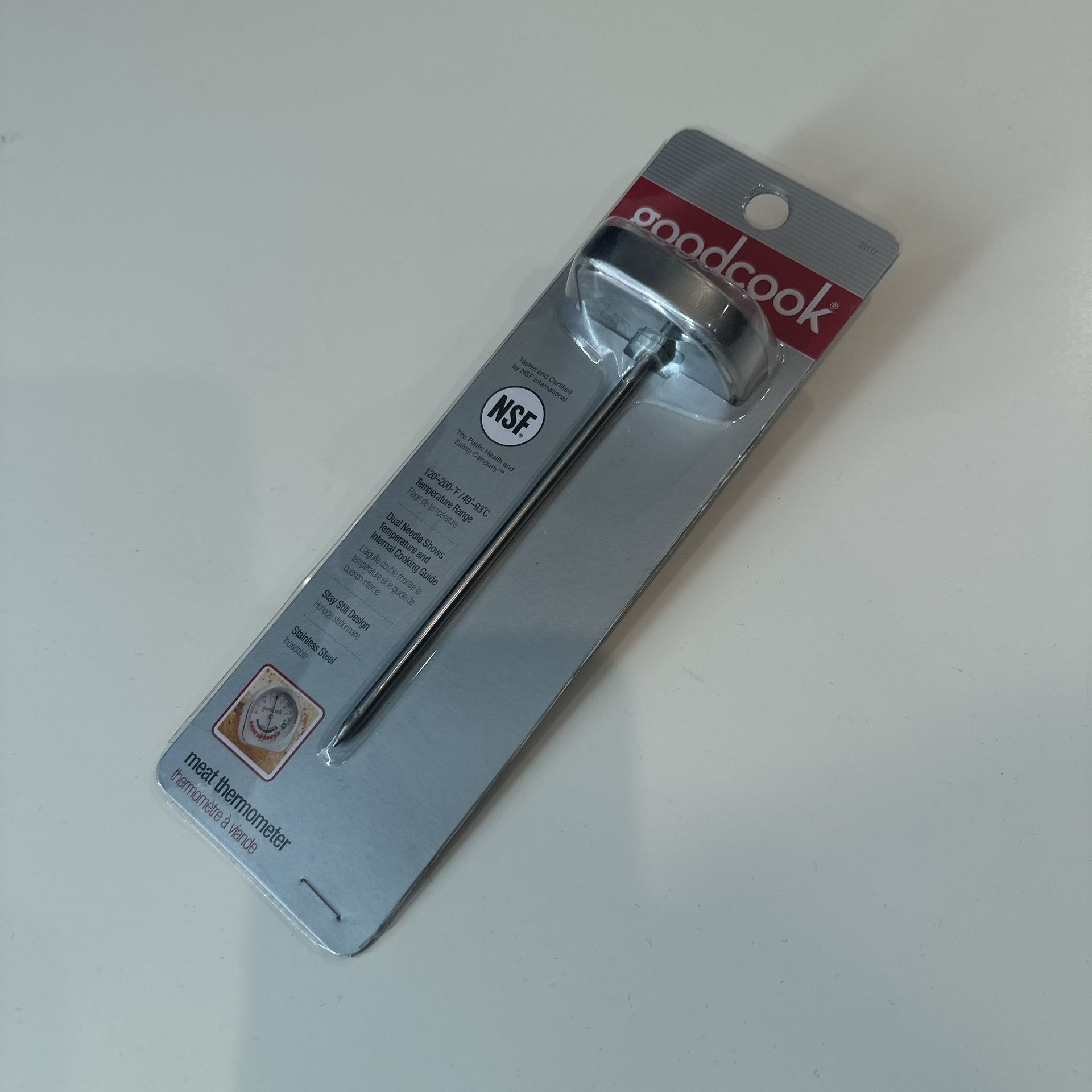 Good Cook Precision Leave-In Meat Thermometer NSF Certified Stainless BRAND NEW