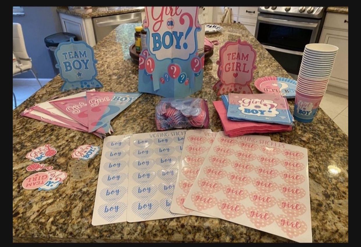 Gender Reveal Decorations