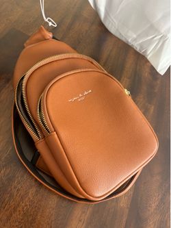 Leather crossbody