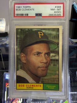 1961 topps Roberto Clemente PSA 8 (OC ) rare high grade