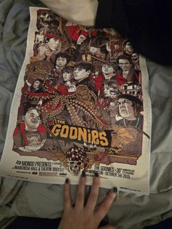 Collectable Goonies 30th anniversary poster artwork