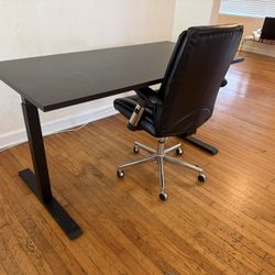 MUST GO! Adjustable Standing Desk – Black Modern Office Desk