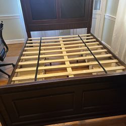 Strong Wooden-Bed frame  (Read Description)