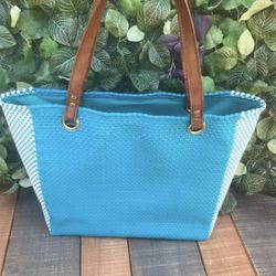 Oaxaca Handwoven Plastic Handbag Tote