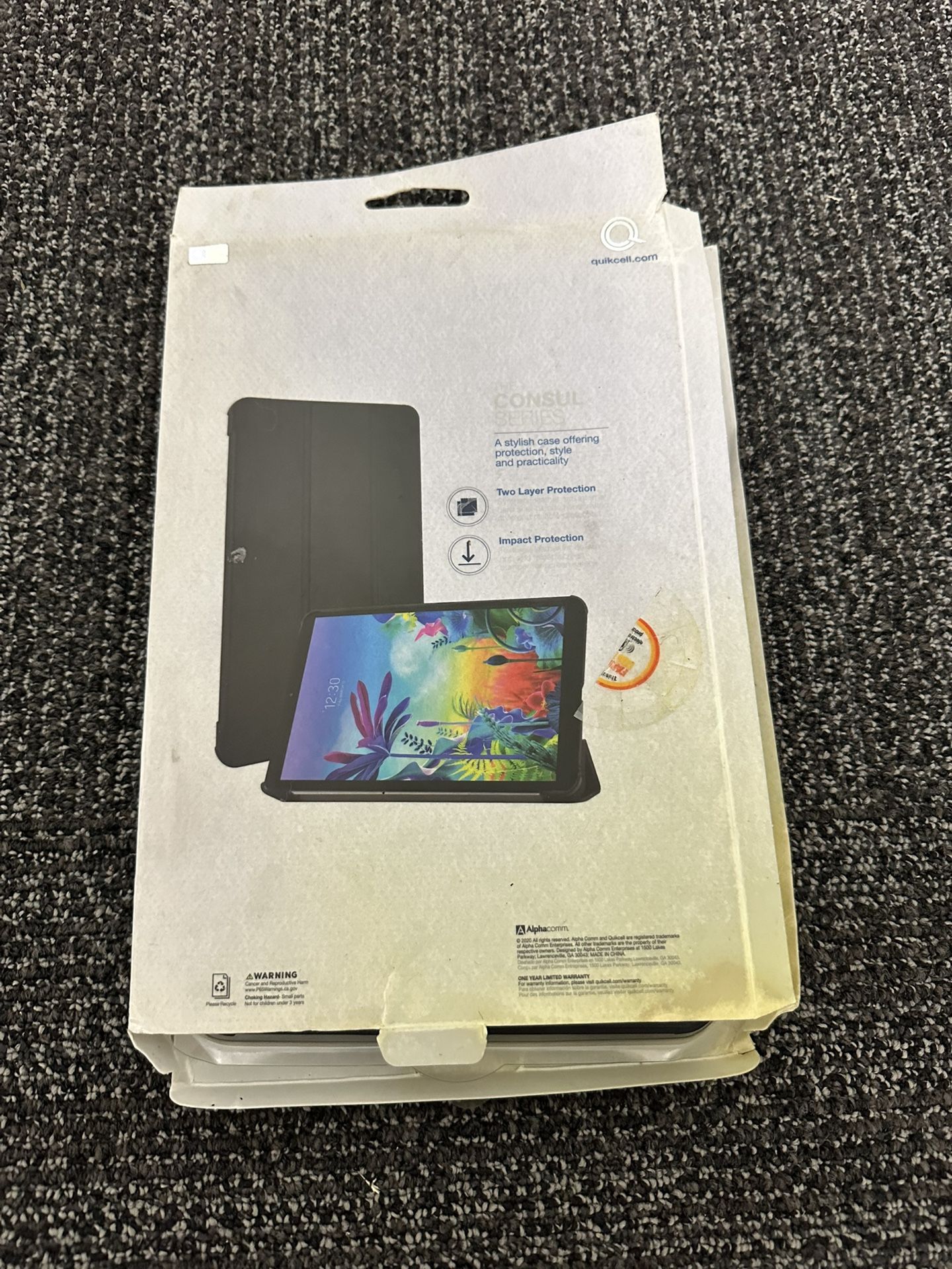 Quikcell LG G Pad 5 Impact Tablet Protector Leather Folio