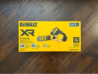 New 20V Dewalt Chainsaw