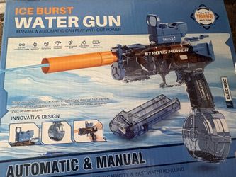 Ice burst electric water gun