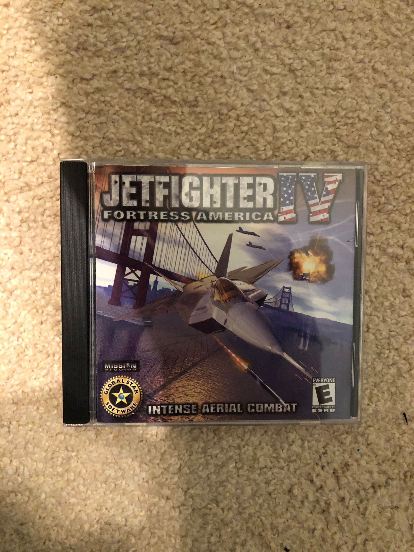 Jet fighter IV flight sim computer game 2002!