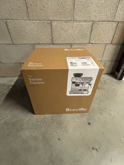 Breville Stainless Steel Barista Express Espresso Machine Light Silver - BES870XL