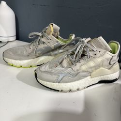 Adidas Night Joggers Shoes Raw White