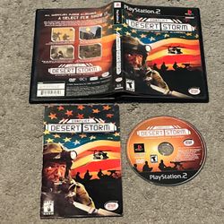 Conflict Desert Storm Sony Playstation 2 PS2 CIB Complete W/ Manual Reg Card