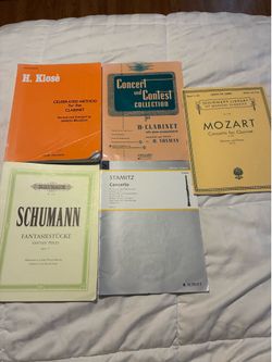 Clarinet Book and Pieces