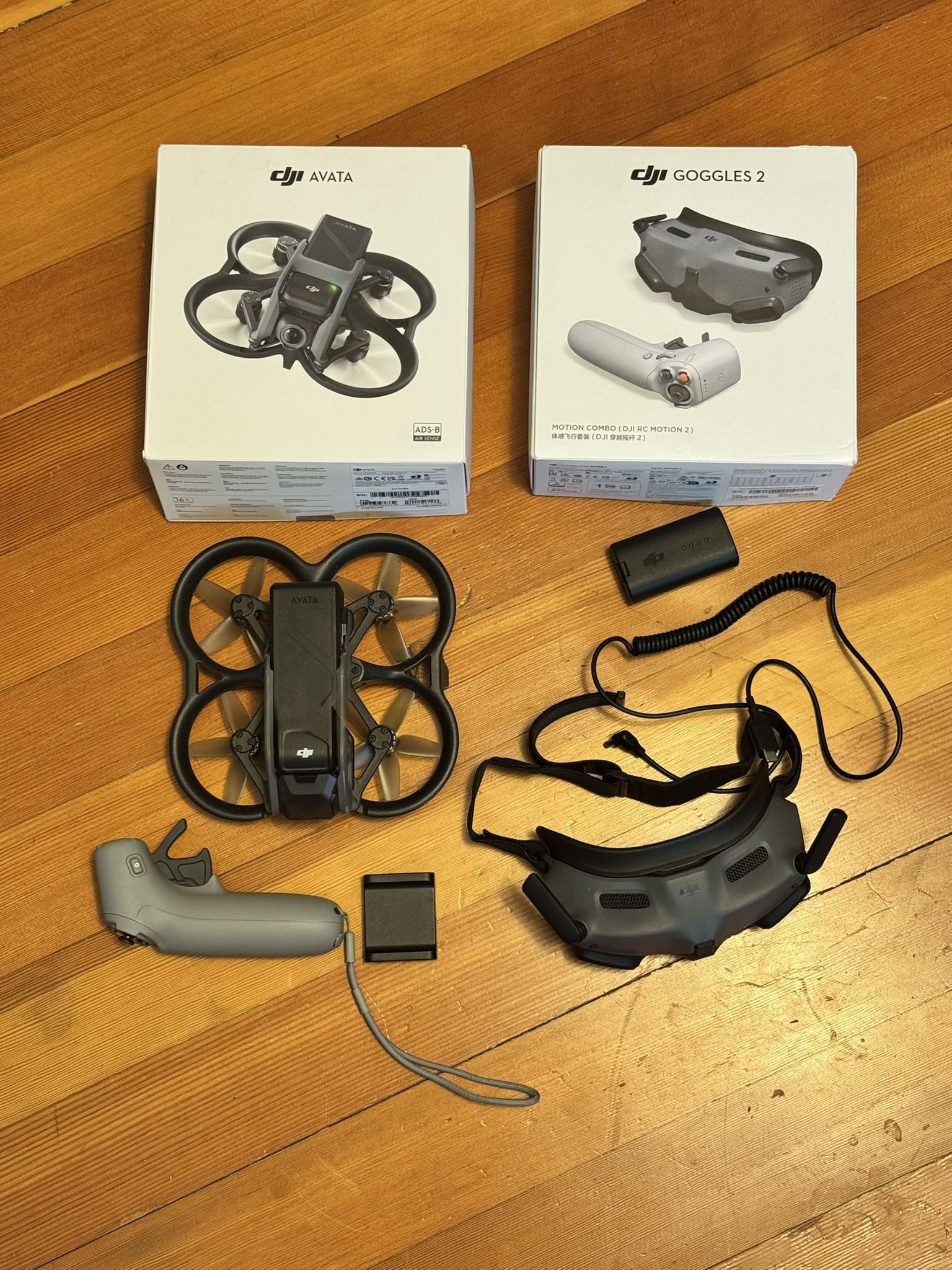 DJI Avata With Goggles 2, and RC Motion 2