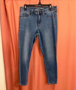 blue denim skinny jeans Universal Thread
