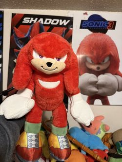 Knuckles Build A Bear Plush Sonic Hedgehog 2 Movie