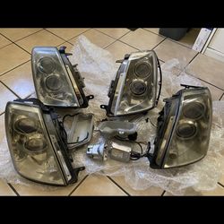 Cadillac STS headlights