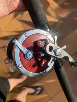 Penn International Rod Senator Reel paired with Penn international Rod 114H High Speed Ball Bearing