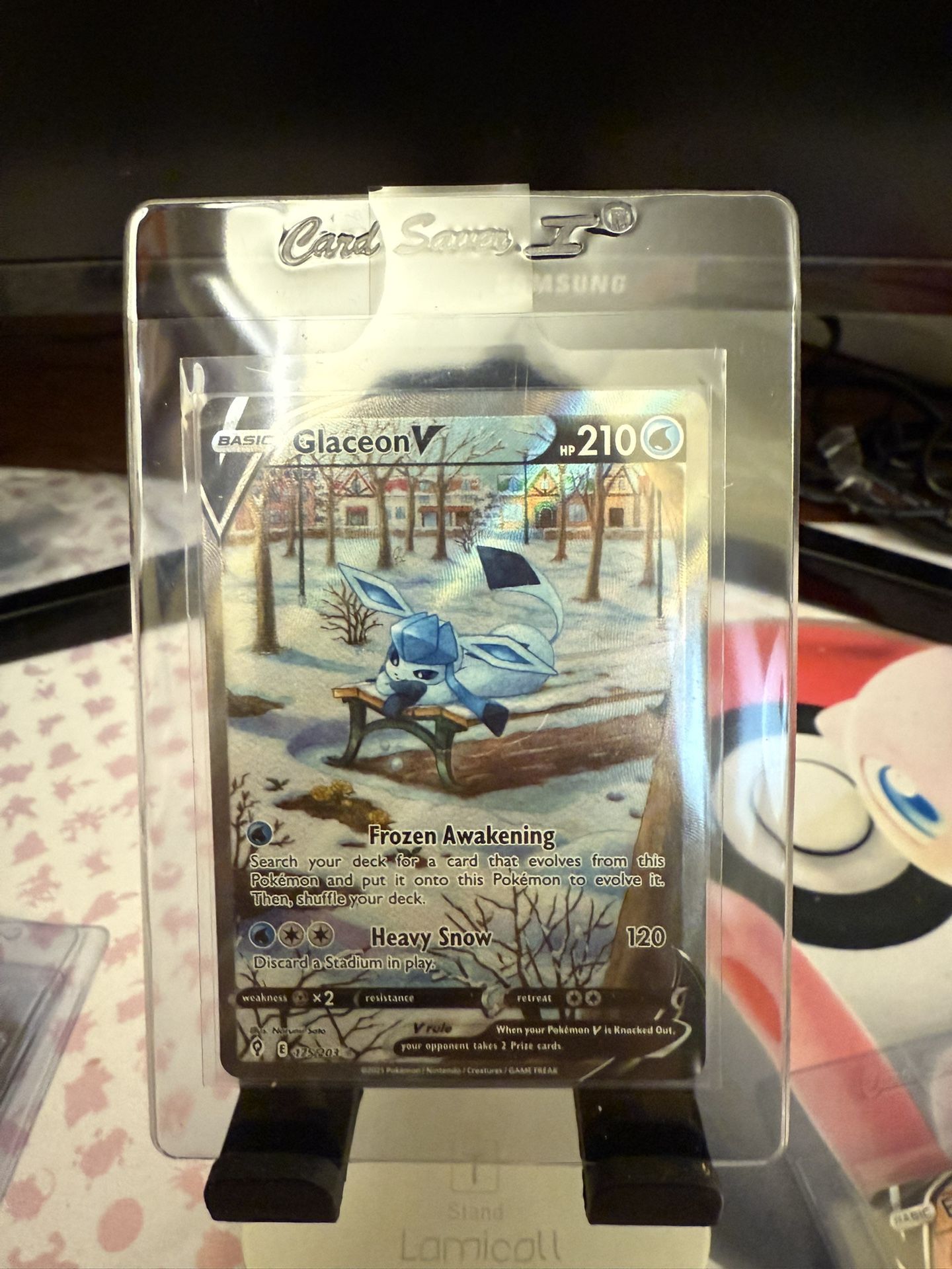 Pokémon Card Glaceon Alt Art V