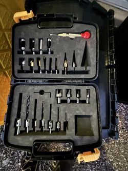 Drill Bits Of All Sizes Assortment Of Drill Bits Carrying Case 