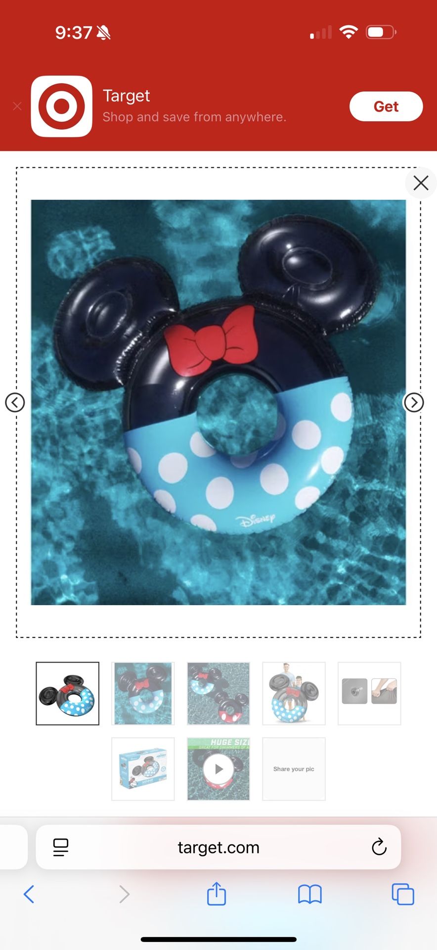 Minnie mouse Pool Float