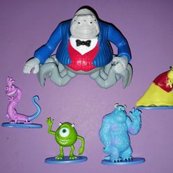 Set Of Monster Inc Caractors 
