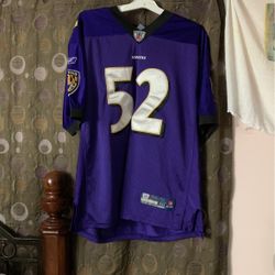 Men's Baltimore Ravens Ray Lewis Nike Purple Retired Player Jersey