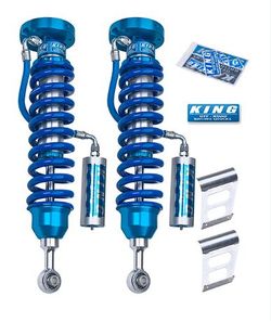 King 2.5" Front coil overs with remote reservoirs and compression adjusters