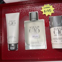 Acqua Di Gio For Men Gift Set Giorgio Armani Perfumes Para Hombres Regalos Para Hombres 100ml