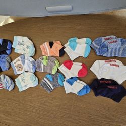 15 Pairs Baby Toddler Socks Infant Some Between 3-12, Some Between 12-24 mo.