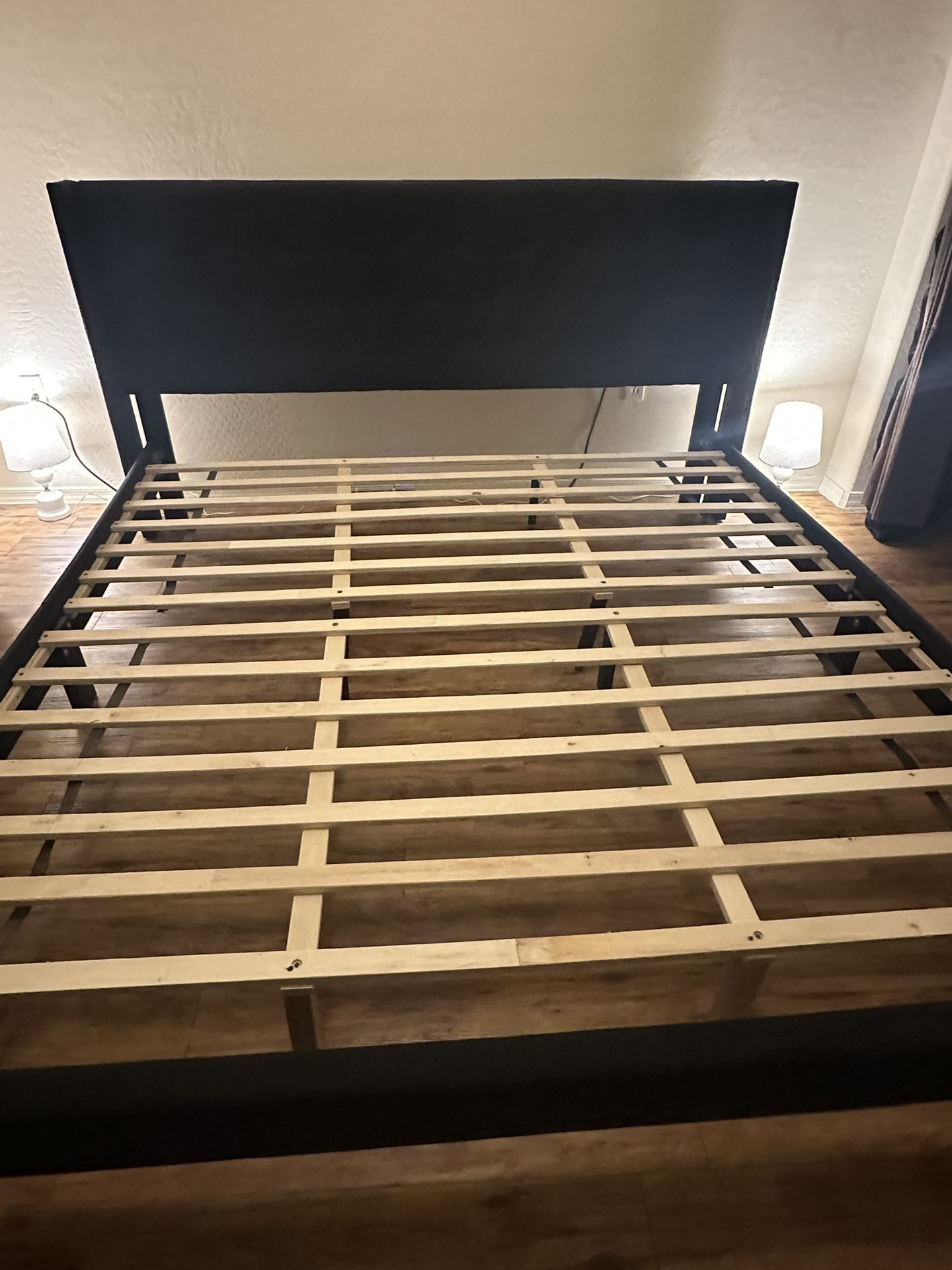 King Black Bed Frame