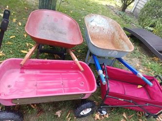 Wheelbarrows or Wagons -Choice