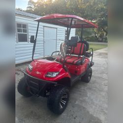 Red Golf Cart Rear Body Panel – Yulee, FL