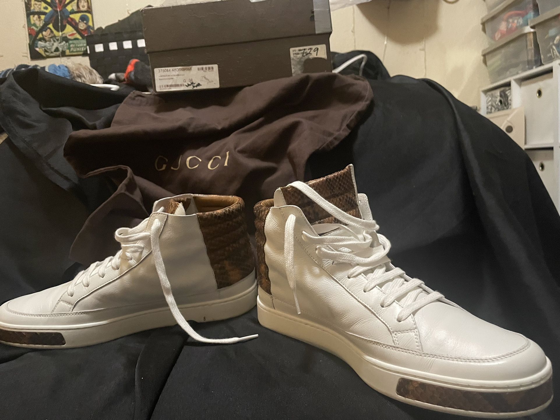 Gucci Shoe Python Size 11.5 Brand New