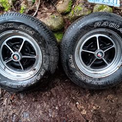 2 . Olds 442 Rims And  Tires 