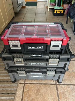 Parts organizer boxes