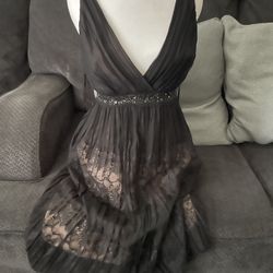 Beautiful Black  Dress. 2 pieces. Size 10