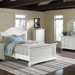 🚨SHOP NOW🚨WHITE BEDROOM SET🚨