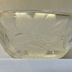 Large Lead Crystal Serving Bowl
