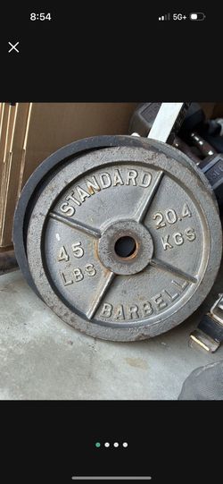 45lb Cast Iron Plates 