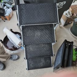 portable, folding dog steps 