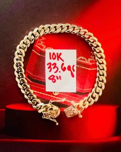 10K Solid Gold 🇨🇺 Links Bracelet 33.6Gr 8 Inches Long