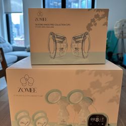 Zomee Z2 Double Electric Breast Pump & Hands-free Collection Cups