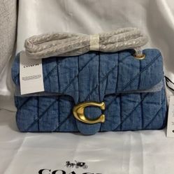 Coach Tabby 26 Denim Shoulder Bag