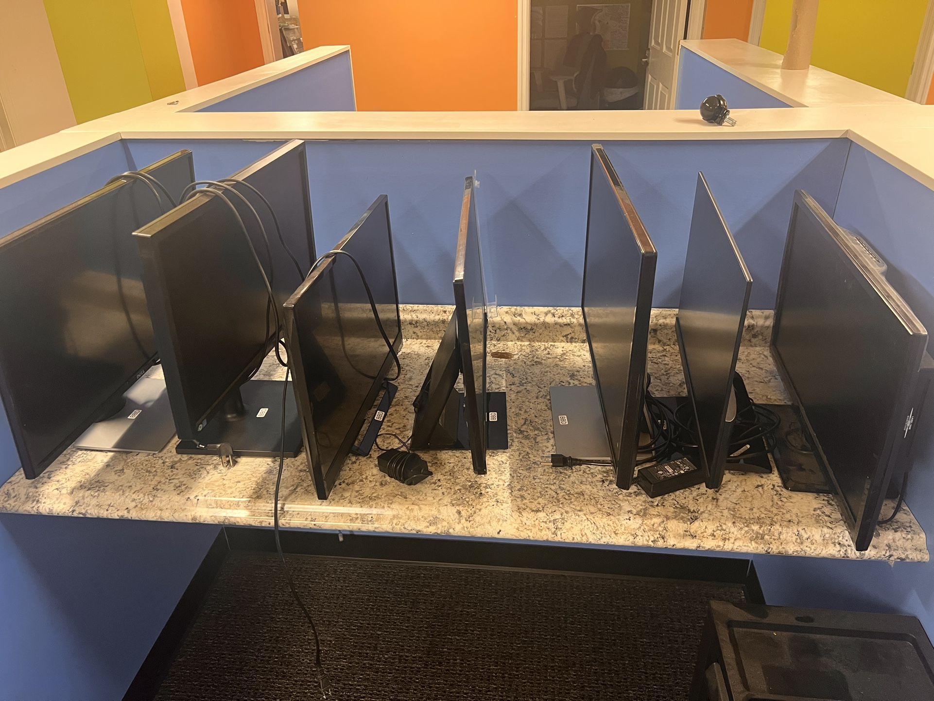 Office Moving!! Assorted Extra Monitors W/hdmi Cords! $50 Each