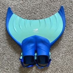 Girls Mermaid Fin And Tail For Swimming