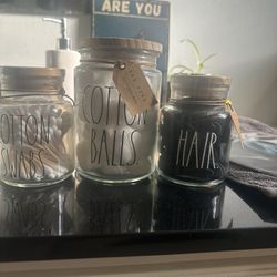 Rae Dunn Bathroom Jars