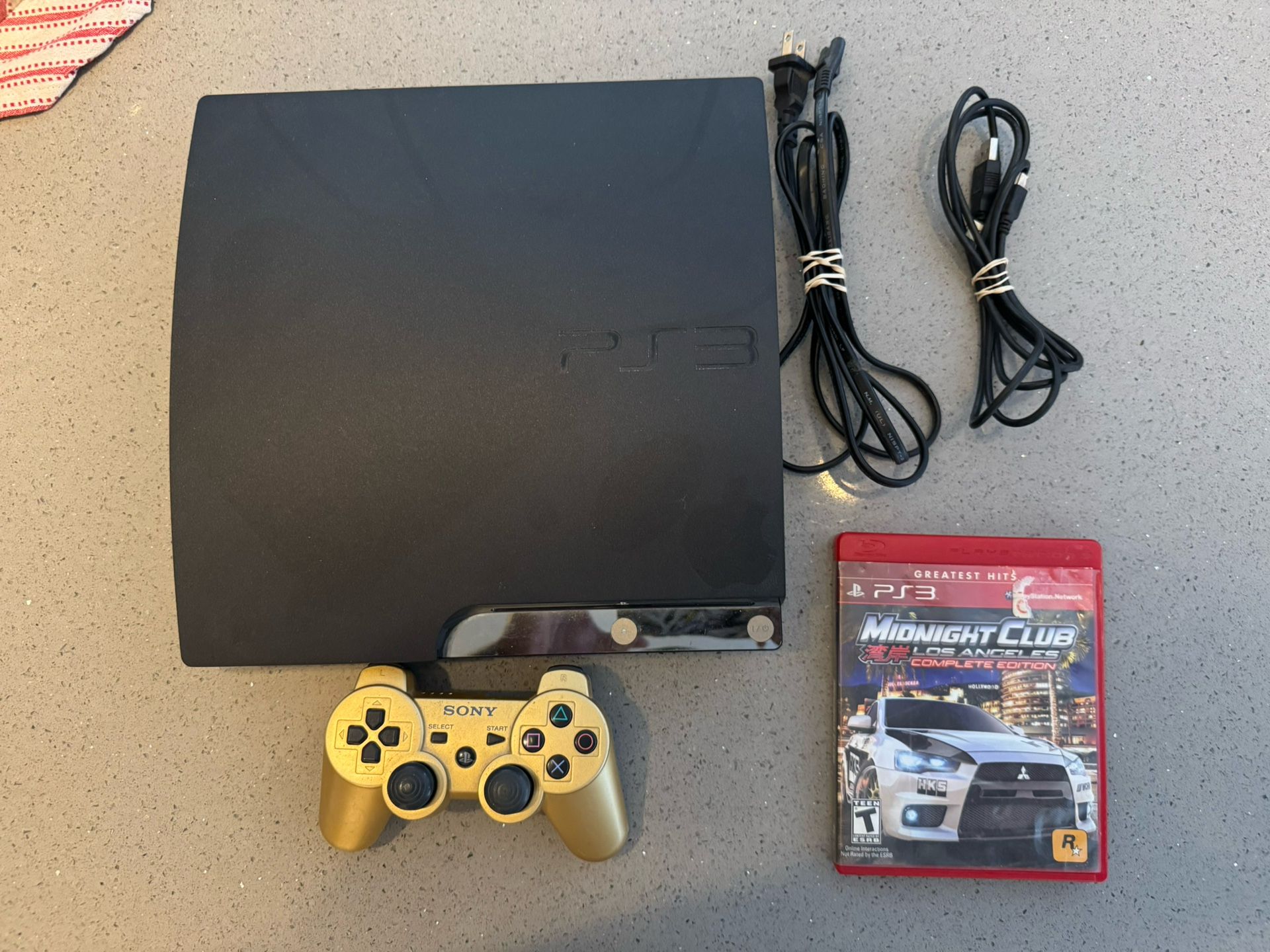 PS3 Slim bundle — ready to play!