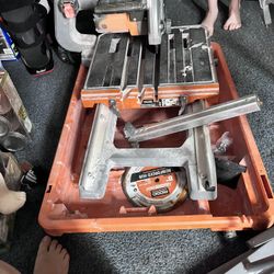 Ridgid Wet Tile Saw 