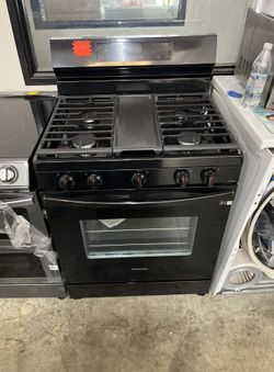 color black samsung stove